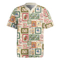 Aussie Birds Christmas La La Land Rugby Jersey Beige Vintage Stamp Edition - Aussie Hoodie