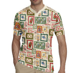 Aussie Birds Christmas La La Land Rugby Jersey Beige Vintage Stamp Edition - Aussie Hoodie