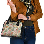 Aussie Birds Christmas La La Land Shoulder Handbag Beige Vintage Stamp Edition - Aussie Hoodie