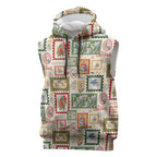 Aussie Birds Christmas La La Land Sleeveless Hoodie Beige Vintage Stamp Edition - Aussie Hoodie