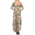 Aussie Birds Christmas La La Land Summer Maxi Dress Beige Vintage Stamp Edition - Aussie Hoodie