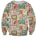Aussie Birds Christmas La La Land Sweatshirt Beige Vintage Stamp Edition - Aussie Hoodie