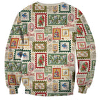 Aussie Birds Christmas La La Land Sweatshirt Beige Vintage Stamp Edition - Aussie Hoodie