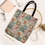 Aussie Birds Christmas La La Land Tote Bag Beige Vintage Stamp Edition - Aussie Hoodie