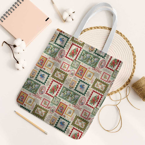 Aussie Birds Christmas La La Land Tote Bag Beige Vintage Stamp Edition - Aussie Hoodie