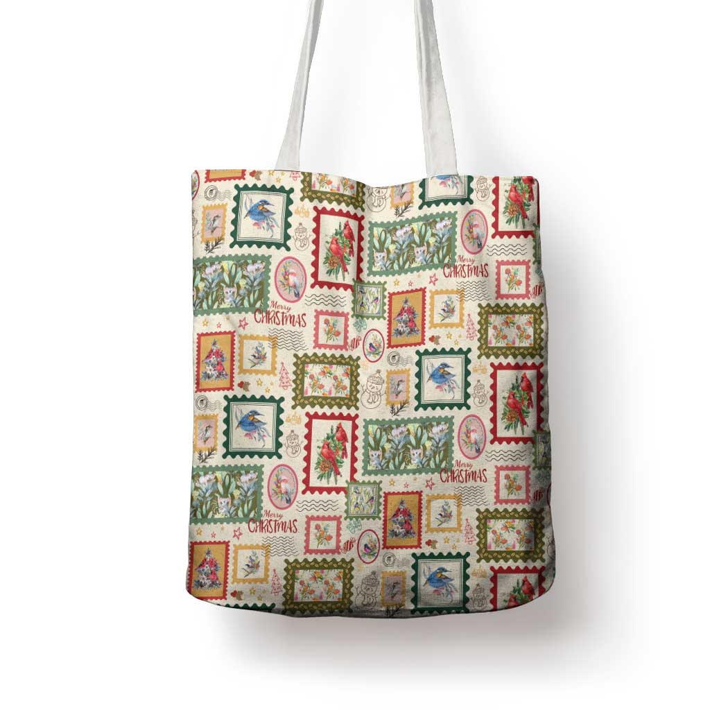 Aussie Birds Christmas La La Land Tote Bag Beige Vintage Stamp Edition - Aussie Hoodie