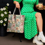 Aussie Birds Christmas La La Land Tote Bag Beige Vintage Stamp Edition - Aussie Hoodie