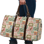 Aussie Birds Christmas La La Land Travel Bag Beige Vintage Stamp Edition - Aussie Hoodie
