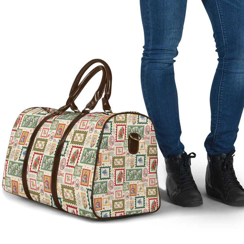 Aussie Birds Christmas La La Land Travel Bag Beige Vintage Stamp Edition - Aussie Hoodie