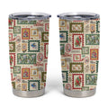 Aussie Birds Christmas La La Land Tumbler Cup Beige Vintage Stamp Edition - Aussie Hoodie