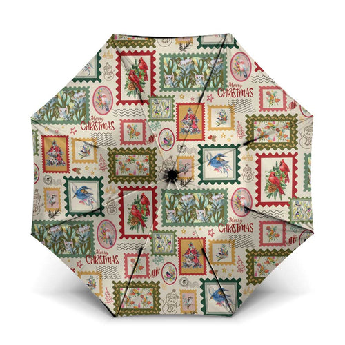 Aussie Birds Christmas La La Land Umbrella Beige Vintage Stamp Edition - Aussie Hoodie