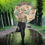 Aussie Birds Christmas La La Land Umbrella Beige Vintage Stamp Edition - Aussie Hoodie