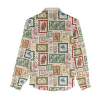 Aussie Birds Christmas La La Land Women Casual Shirt Beige Vintage Stamp Edition - Aussie Hoodie