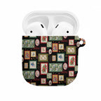 Aussie Birds Christmas La La Land AirPods Case Black Vintage Stamp Edition - Aussie Hoodie