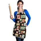 Aussie Birds Christmas La La Land Apron Black Vintage Stamp Edition - Aussie Hoodie
