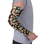Aussie Birds Christmas La La Land Arm Sleeves Black Vintage Stamp Edition - Aussie Hoodie