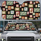 Aussie Birds Christmas La La Land Auto Sun Shade Black Vintage Stamp Edition - Aussie Hoodie