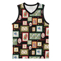 Aussie Birds Christmas La La Land Basketball Jersey Black Vintage Stamp Edition - Aussie Hoodie