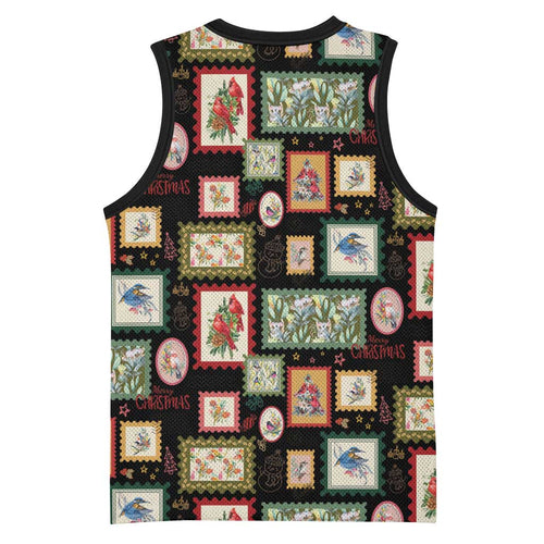 Aussie Birds Christmas La La Land Basketball Jersey Black Vintage Stamp Edition - Aussie Hoodie
