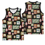 Aussie Birds Christmas La La Land Basketball Jersey Black Vintage Stamp Edition - Aussie Hoodie