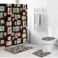 Aussie Birds Christmas La La Land Bathroom Set Black Vintage Stamp Edition - Aussie Hoodie