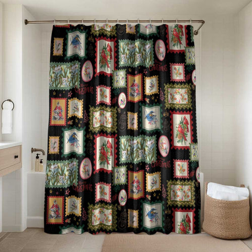 Aussie Birds Christmas La La Land Bathroom Set Black Vintage Stamp Edition - Aussie Hoodie