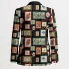 Aussie Birds Christmas La La Land Blazer Black Vintage Stamp Edition - Aussie Hoodie