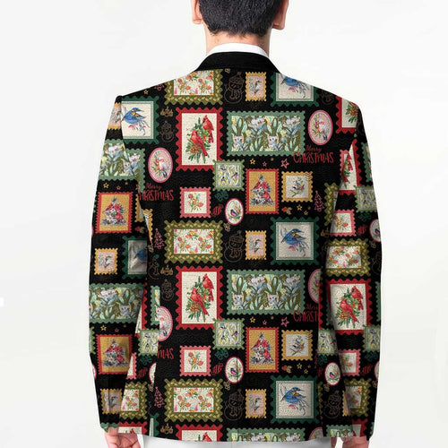 Aussie Birds Christmas La La Land Blazer Black Vintage Stamp Edition - Aussie Hoodie