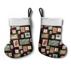 Aussie Birds Christmas La La Land Christmas Stocking Black Vintage Stamp Edition - Aussie Hoodie