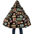 Aussie Birds Christmas La La Land Cloak Black Vintage Stamp Edition - Aussie Hoodie