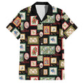 Aussie Birds Christmas La La Land Hawaiian Shirt Black Vintage Stamp Edition - Aussie Hoodie