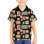 Aussie Birds Christmas La La Land Hawaiian Shirt Black Vintage Stamp Edition - Aussie Hoodie