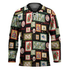 Aussie Birds Christmas La La Land Hockey Jersey Black Vintage Stamp Edition - Aussie Hoodie