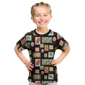 Aussie Birds Christmas La La Land Kid T Shirt Black Vintage Stamp Edition - Aussie Hoodie