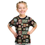 Aussie Birds Christmas La La Land Kid T Shirt Black Vintage Stamp Edition - Aussie Hoodie