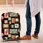 Aussie Birds Christmas La La Land Luggage Cover Black Vintage Stamp Edition - Aussie Hoodie