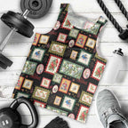 Aussie Birds Christmas La La Land Men Tank Top Black Vintage Stamp Edition - Aussie Hoodie