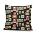 Aussie Birds Christmas La La Land Pillow Cover Black Vintage Stamp Edition - Aussie Hoodie