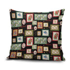 Aussie Birds Christmas La La Land Pillow Cover Black Vintage Stamp Edition - Aussie Hoodie