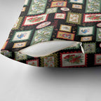 Aussie Birds Christmas La La Land Pillow Cover Black Vintage Stamp Edition - Aussie Hoodie