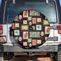 Aussie Birds Christmas La La Land Spare Tire Cover Black Vintage Stamp Edition - Aussie Hoodie