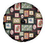 Aussie Birds Christmas La La Land Spare Tire Cover Black Vintage Stamp Edition - Aussie Hoodie