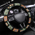 Aussie Birds Christmas La La Land Steering Wheel Cover Black Vintage Stamp Edition - Aussie Hoodie