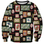 Aussie Birds Christmas La La Land Sweatshirt Black Vintage Stamp Edition - Aussie Hoodie