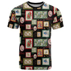 Aussie Birds Christmas La La Land T Shirt Black Vintage Stamp Edition - Aussie Hoodie