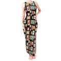 Aussie Birds Christmas La La Land Tank Maxi Dress Black Vintage Stamp Edition - Aussie Hoodie