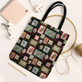 Aussie Birds Christmas La La Land Tote Bag Black Vintage Stamp Edition - Aussie Hoodie