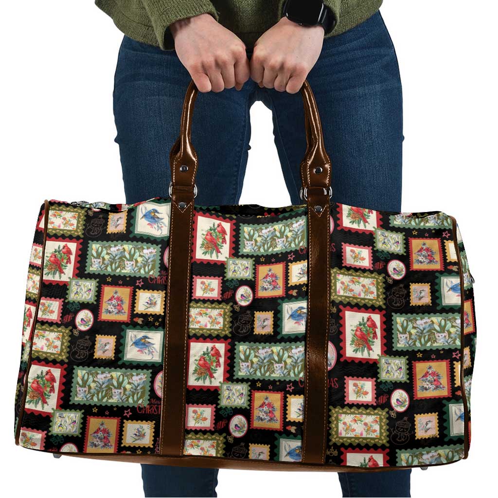 Aussie Birds Christmas La La Land Travel Bag Black Vintage Stamp Edition - Aussie Hoodie
