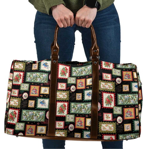 Aussie Birds Christmas La La Land Travel Bag Black Vintage Stamp Edition - Aussie Hoodie