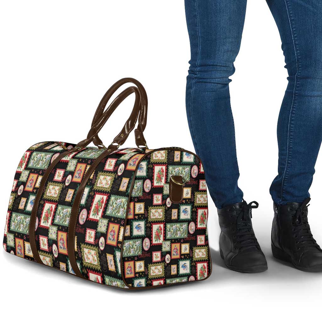 Aussie Birds Christmas La La Land Travel Bag Black Vintage Stamp Edition - Aussie Hoodie